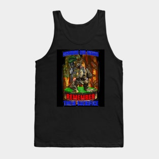 Black Panther Art - USA Army Tagline 4 Tank Top